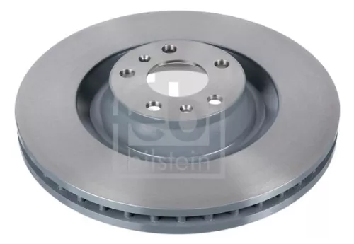 2x Febi Front Internally Vented Brake Disc For Audi Vw A6 A8 Phaeton