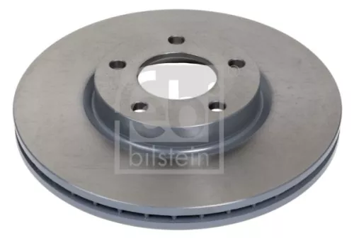 2x Febi Front Internally Vented Brake Disc For Mazda 2 3 5
