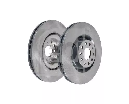 FEBI BILSTEIN FEBI BILSTEIN 34254 2x Febi Front Vented Brake Discs Fits Audi Seat Skoda Vw A3 Eos Golf Jetta Leon  