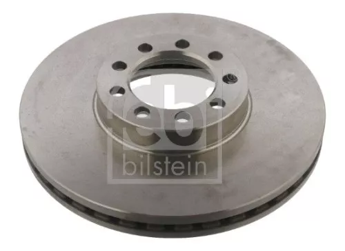 2x Febi Front Internally Vented Brake Disc For Iveco Daily