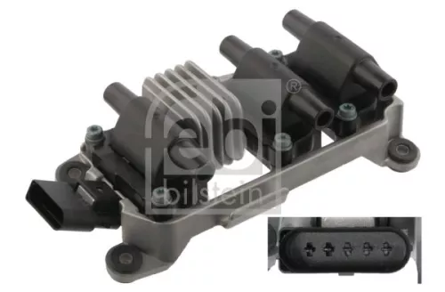 Febi Ignition Coil For Audi Skoda Vw A4 A6 A8 Passat Superb