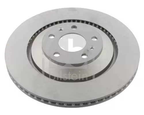 2x Febi Rear Internally Vented Brake Disc For Audi Vw A8 Phaeton