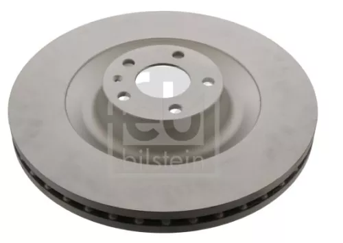 2x Febi Front Internally Vented Brake Disc For Audi A8