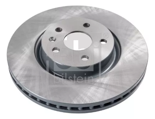 2x Febi Front Internally Vented Brake Disc For Opel Saab Vauxhall 9-5 Insi
