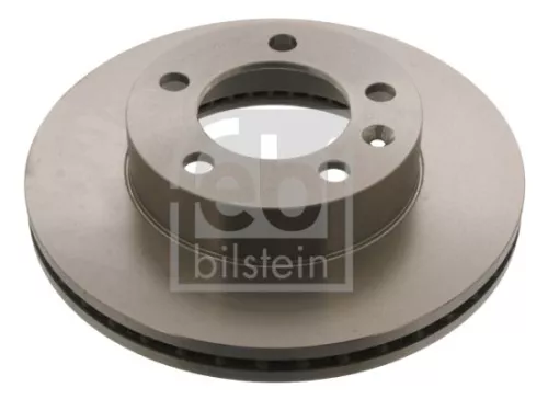 2x Febi Front Internally Vented Brake Disc For Nissan Opel Renault Vauxhal