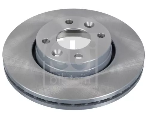 2x Febi Front Internally Vented Brake Disc For Dacia Datsun Mercedes-benz 