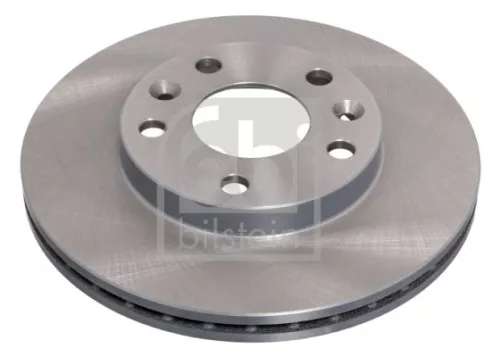 2x Febi Front Internally Vented Brake Disc For Dacia Nissan Renault Duster