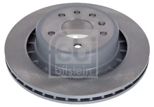 2x Febi Rear Internally Vented Brake Disc For Saab 9-5