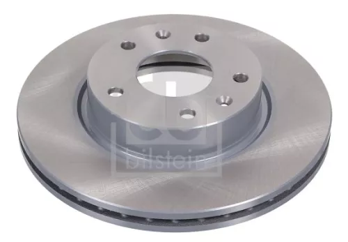 2x Febi Front Internally Vented Brake Disc For Land Rover Freelander