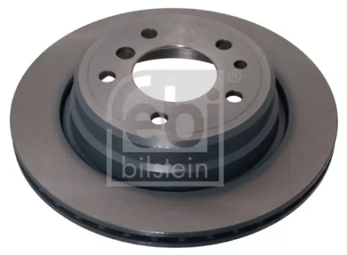 2x Febi Rear Internally Vented Brake Disc For Bmw 5
