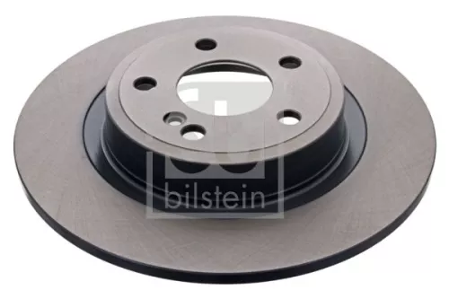 2x Febi Rear Solid Brake Disc For Mercedes-benz Slc Slk