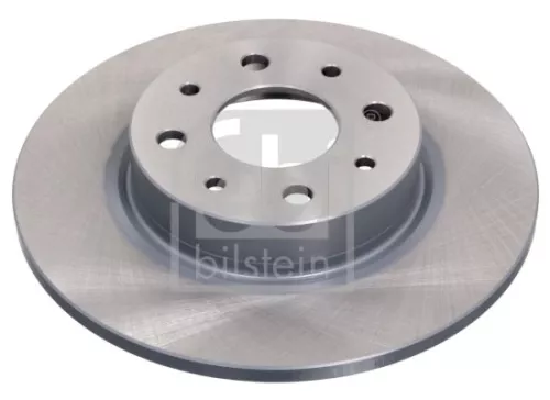 2x Febi Rear Solid Brake Discs Fits Alfa Romeo Mito 251mm