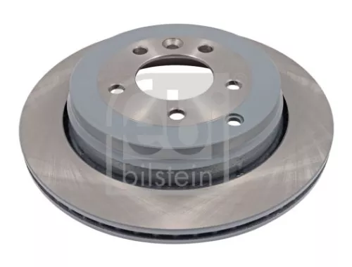 2x Febi Rear Internally Vented Brake Disc For Land Rover Discovery Range R