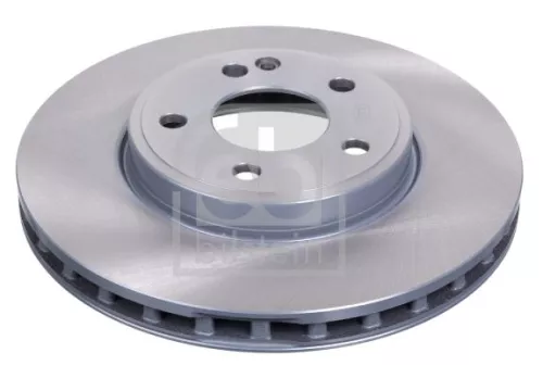 2x Febi Front Internally Vented Brake Disc For Mercedes-benz Mercedes-benz