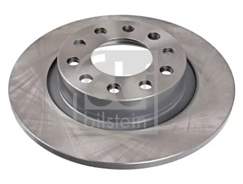 2x Febi Rear Solid Brake Discs Fits Alfa Romeo Giulietta 264mm
