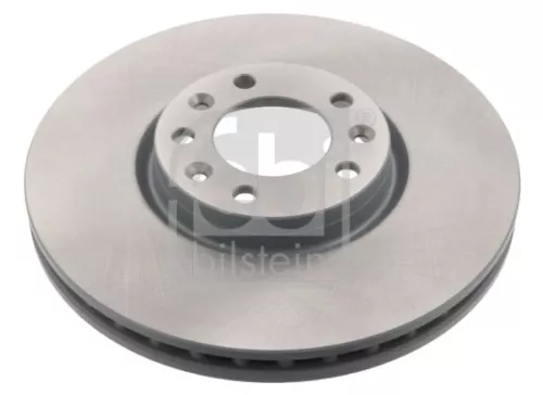 2x Febi Front Internally Vented Brake Disc For Citroën Ds Iveco Opel Peuge
