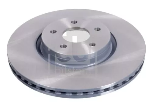 2x Febi Front Internally Vented Brake Disc For Ford Volvo C30 C70 Focus Ku