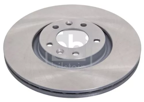 2x Febi Rear Internally Vented Brake Disc For Citroën C6