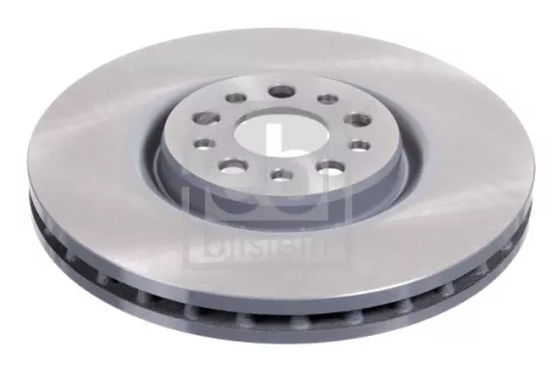 2x Febi Front Internally Vented Brake Disc For Citroën Fiat Lancia Peugeot