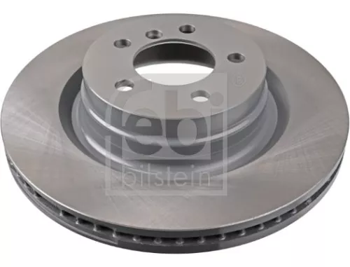 2x Febi Front Internally Vented Brake Disc For Land Rover Range Rover