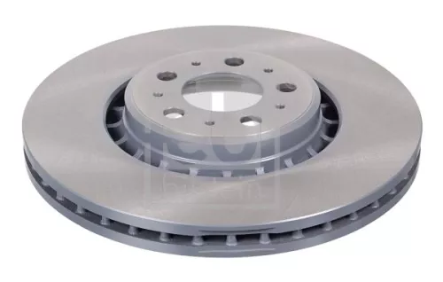 2x Febi Front Internally Vented Brake Disc For Volvo Xc90