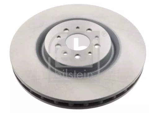 2x Febi Front Internally Vented Brake Disc For Alfa Romeo 147 156 Gt