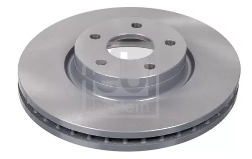 2x Febi Front Internally Vented Brake Disc For Ford Mondeo