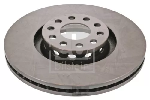 2x Febi Front Vented Brake Discs Fits Vw Passat 321mm