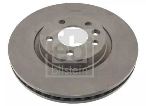 2x Febi Front Internally Vented Brake Disc For Vw California Multivan Tran