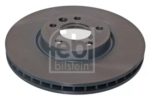 2x Febi Front Internally Vented Brake Disc For Vw California Multivan Tran