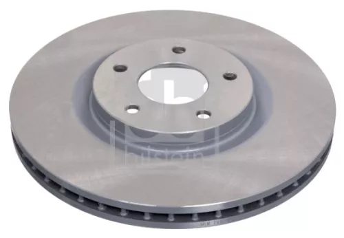 2x Febi Front Internally Vented Brake Disc For Nissan Renault Samsung Juke