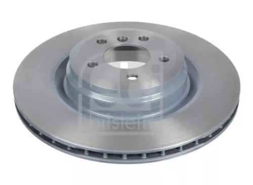 2x Febi Rear Internally Vented Brake Disc For Bmw 5 7