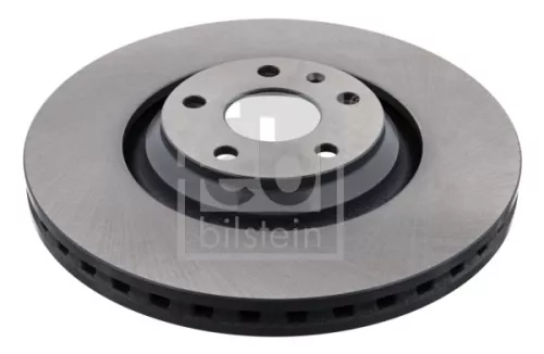 2x Febi Front Vented Brake Discs Fits Audi Tt 340mm