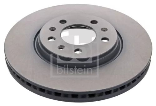 2x Febi Front Vented Brake Discs Fits Opel Gt 296mm