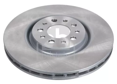 2x Febi Front Internally Vented Brake Disc For Alfa Romeo Chrysler Jeep 15