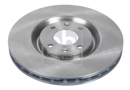 2x Febi Front Internally Vented Brake Disc For Peugeot 406