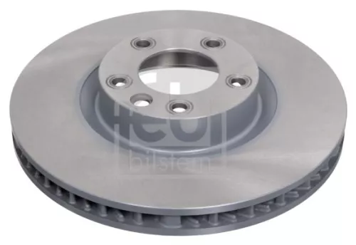 Febi Single Front Right Internally Vented Brake Disc For Porsche Vw Cayenne To