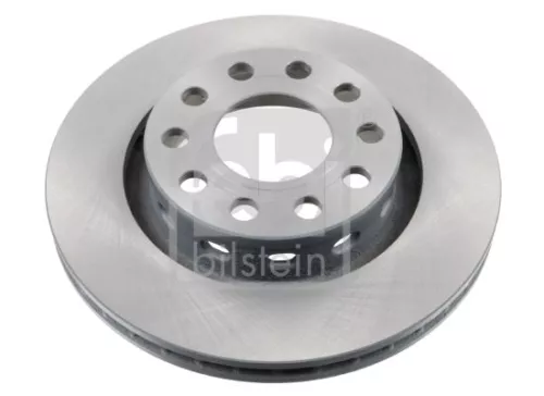 2x Febi Rear Internally Vented Brake Disc For Audi A6 Allroad