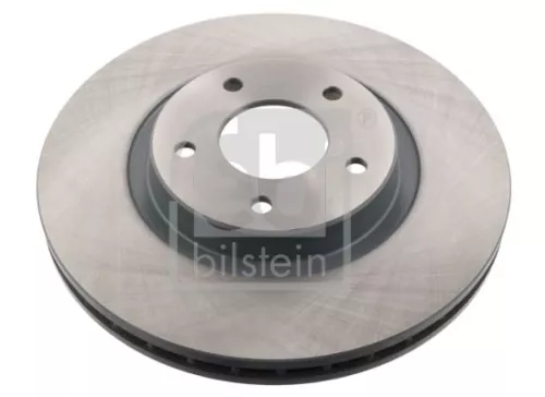 2x Febi Front Internally Vented Brake Disc For Jaguar Xj Xk 8