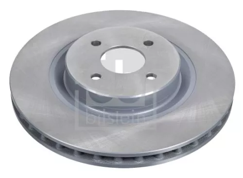 2x Febi Front Internally Vented Brake Disc For Ford Focus