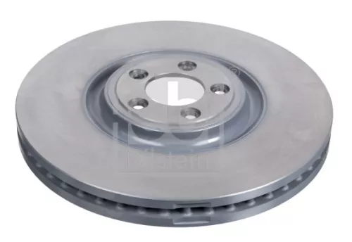 2x Febi Front Internally Vented Brake Disc For Jaguar F-type Xf Xj Xk