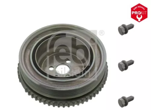Febi Crankshaft Pulley  For Abarth Alfa Romeo Dodge Fiat Jeep Lanci