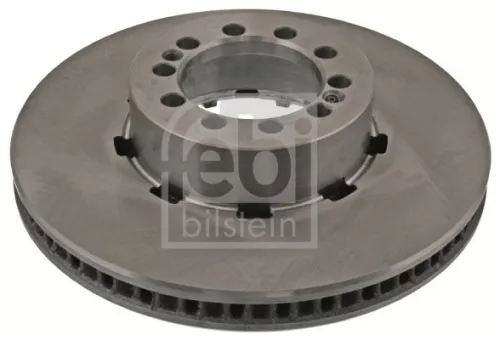 2x Febi Front Internally Vented Brake Disc For Renault Trucks D D Access M