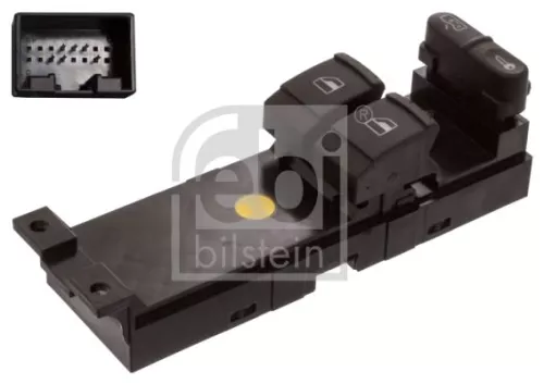 Febi Left Front Window Regulator Switch For Seat Vw Bora Golf Leon Pass