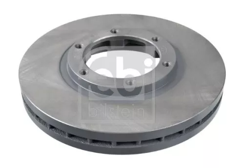 2x Febi Front Internally Vented Brake Disc