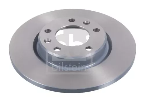 2x Febi Rear Solid Brake Disc For Citroën Opel Peugeot Vauxhall 3008 308 3