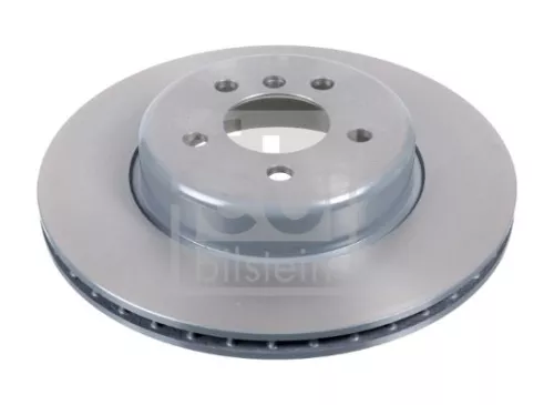 2x Febi Rear Internally Vented Brake Disc For Bmw 5 6 7