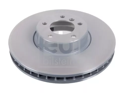 2x Febi Front Internally Vented Brake Disc For Bmw 5 6