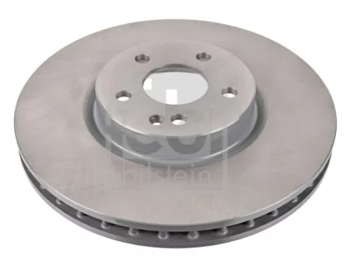 2x Febi Front Internally Vented Brake Disc For Mercedes-benz Marco Polo V-
