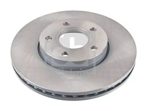 2x Febi Front Internally Vented Brake Disc For Volvo V40